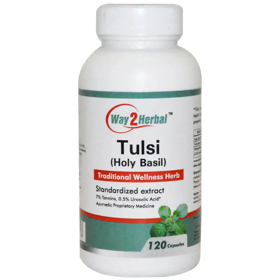 Way2Herbal Tulsi,  120 capsules