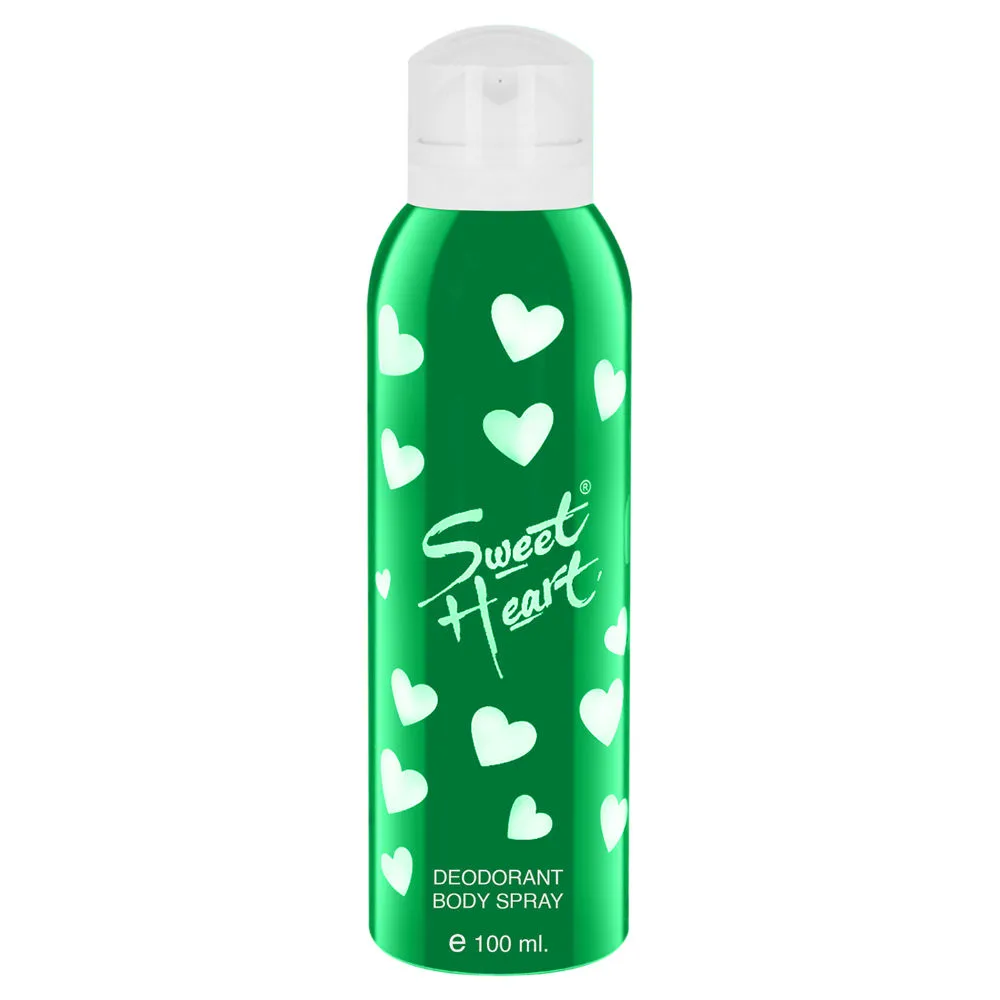 Sweet Heart Green Deodorant Body Spray