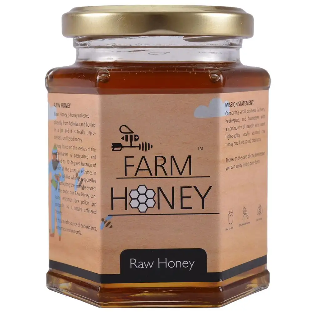 Farm Honey Raw Honey,  350 g  Unflavoured