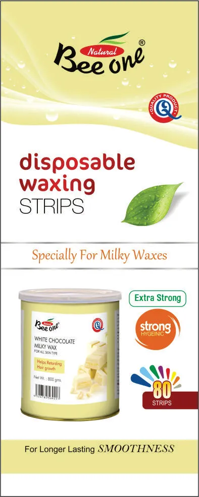 Beeone Milky Wax Disposable Waxing Strips