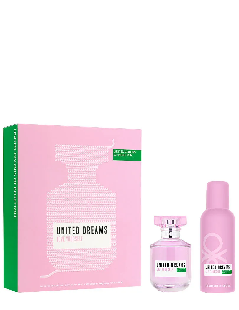 United Colors Of Benetton United Dreams Love Yourself For Women Gift Set