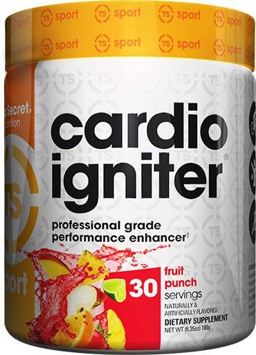 Cardio Igniter Pre Workout By Top Secret Nutrition, Fruit Punch, 30 Servings