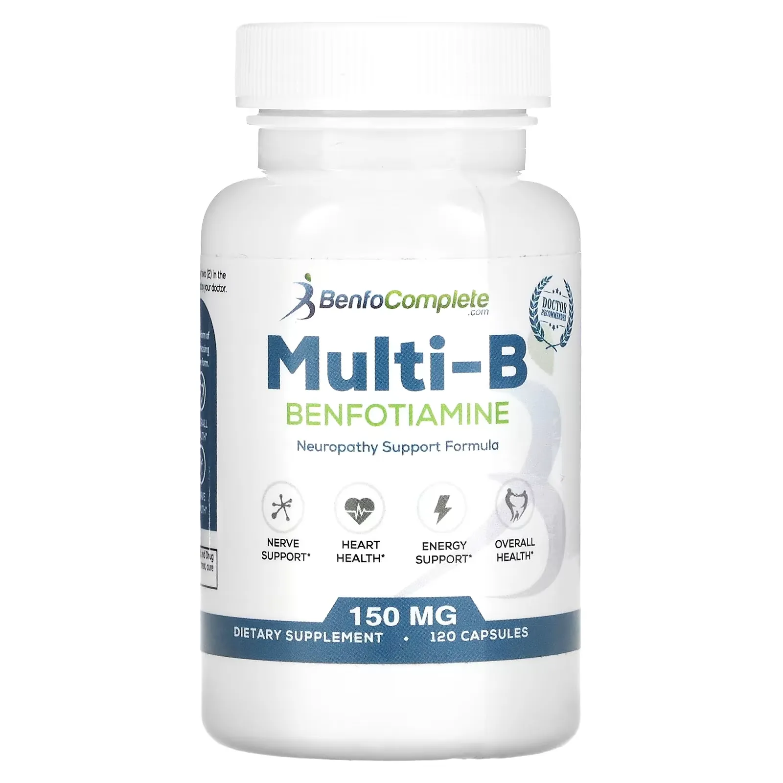 Multi-B Benfotiamine Neuropathy Support Formula, 150 mg, 120 Capsules