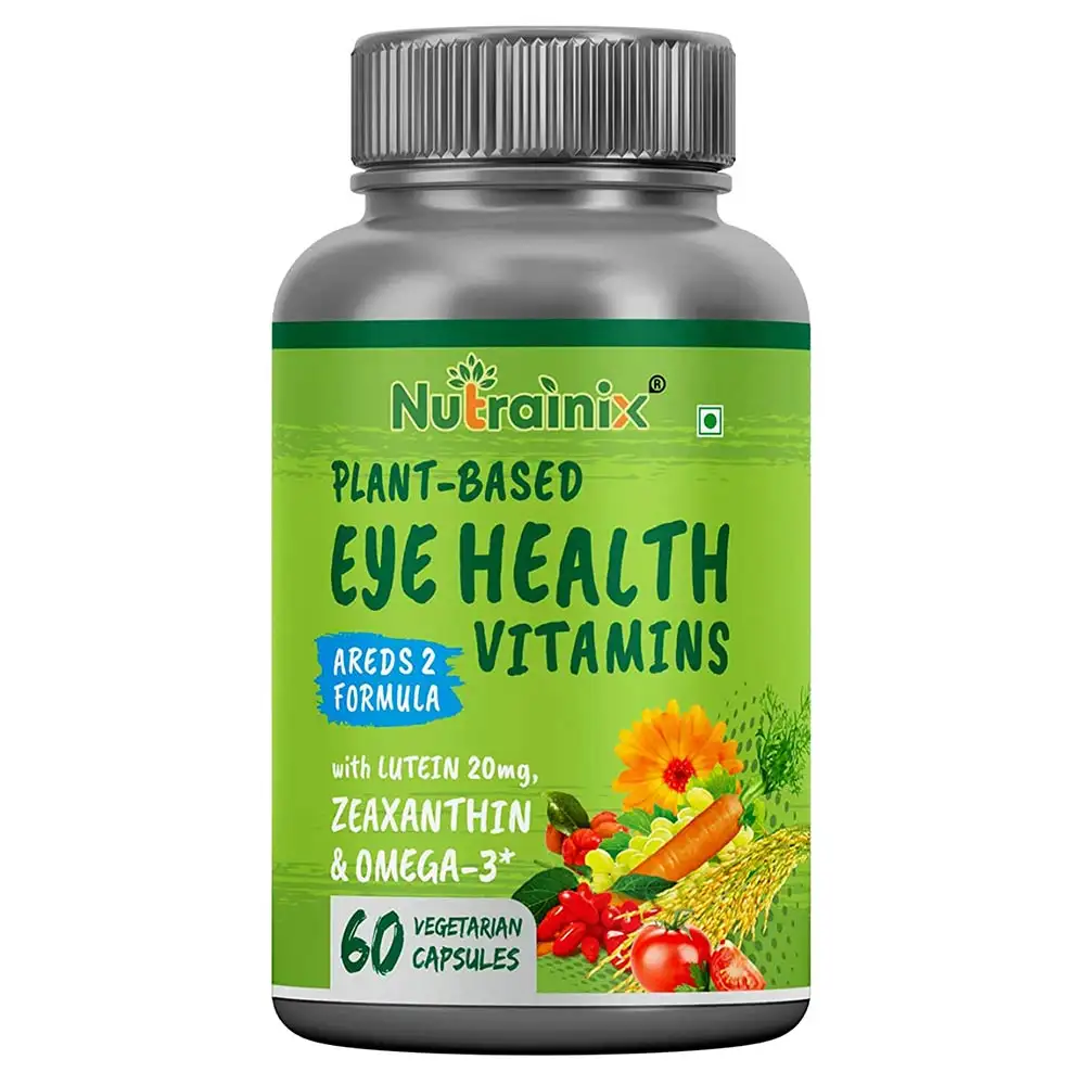 Nutrainix Plant Based Eye Health Vitamins,  60 capsules