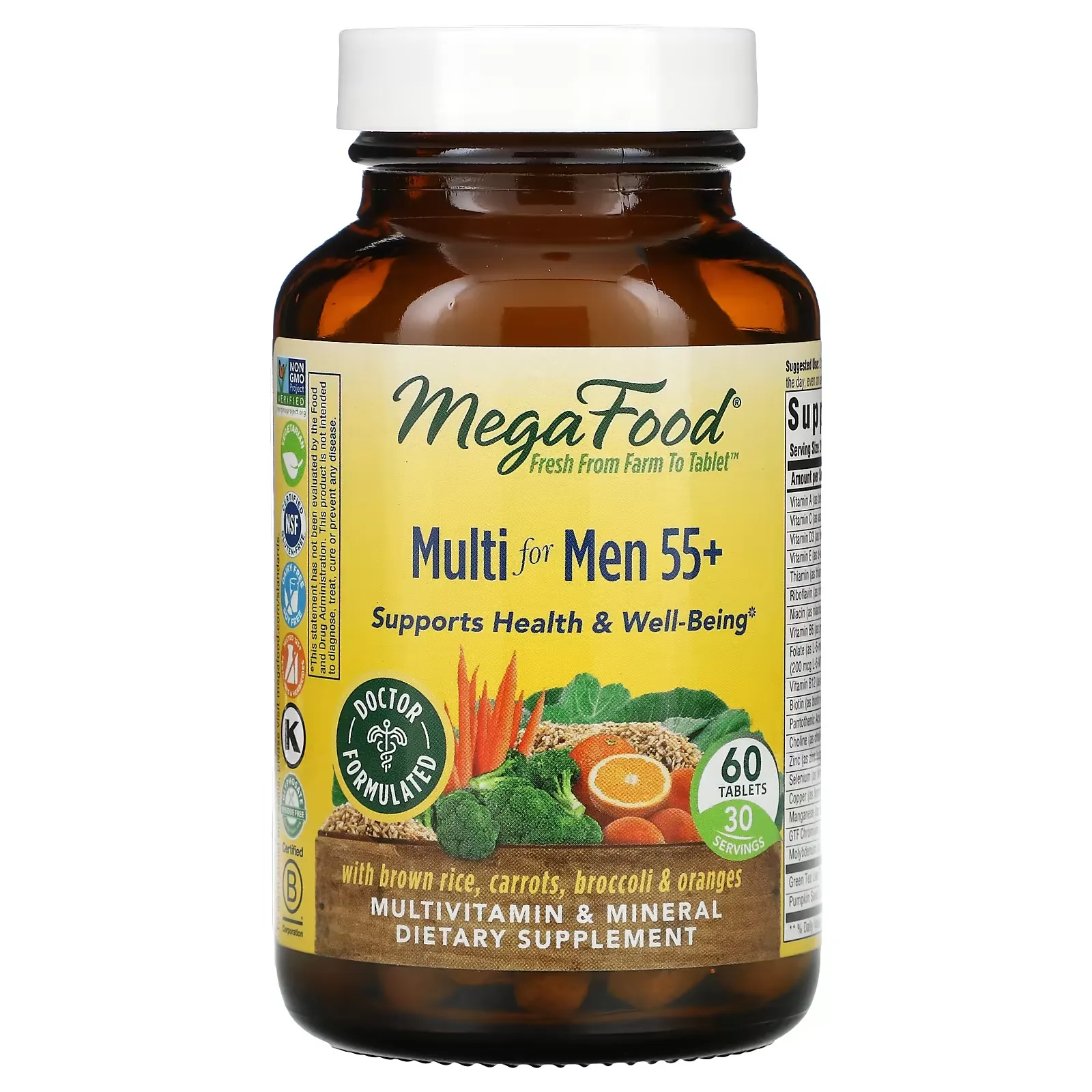 Multi for Men 55+, 60 Tablets