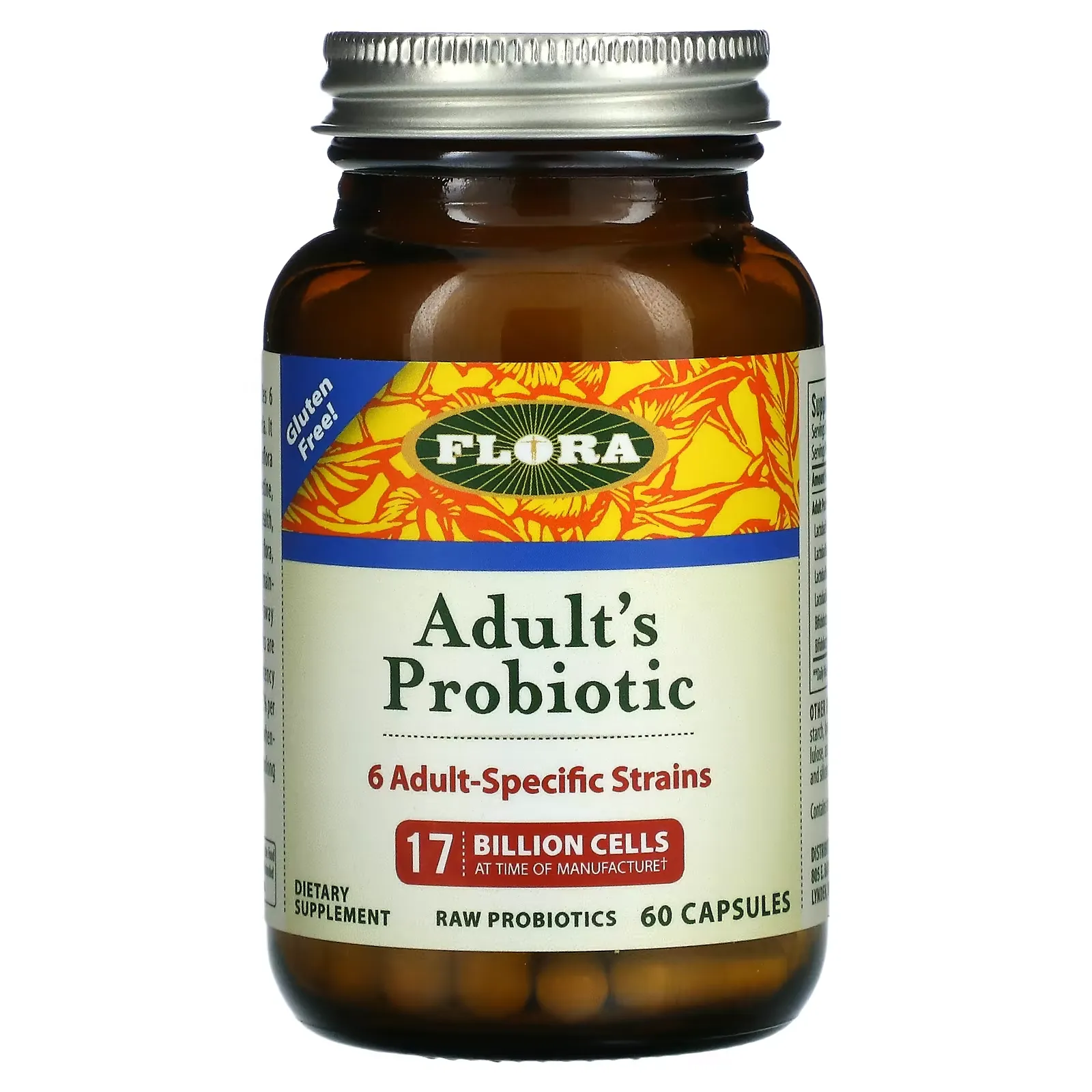 Adult's Probiotic, 17 Billion Cells, 60 Capsules