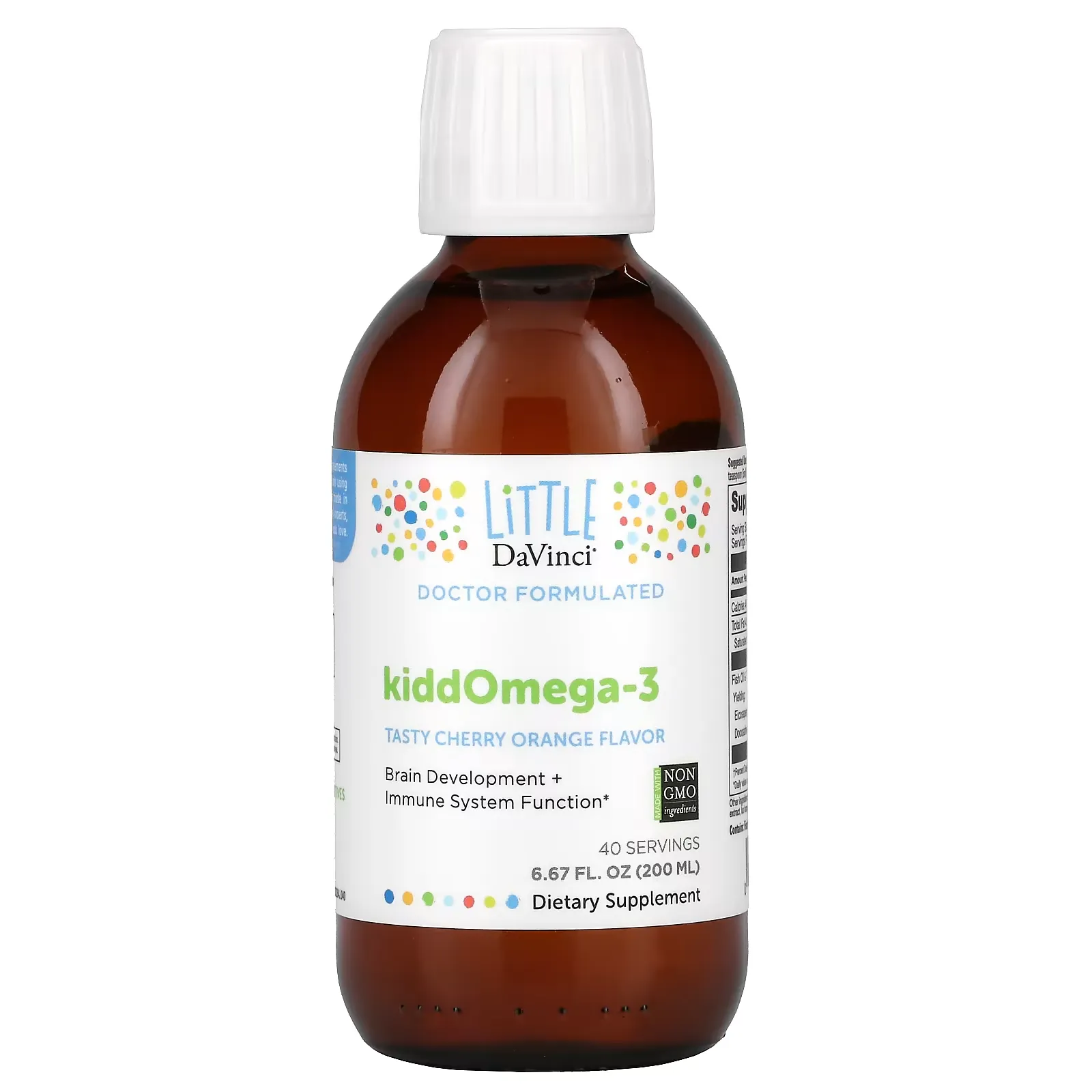 KiddOmega-3, Tasty Cherry Orange Flavor, 6.67 fl oz (200 ml)