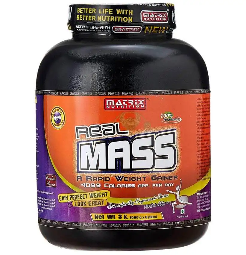 Matrix Nutrition Real Mass,  6.6 lb  Chocolate