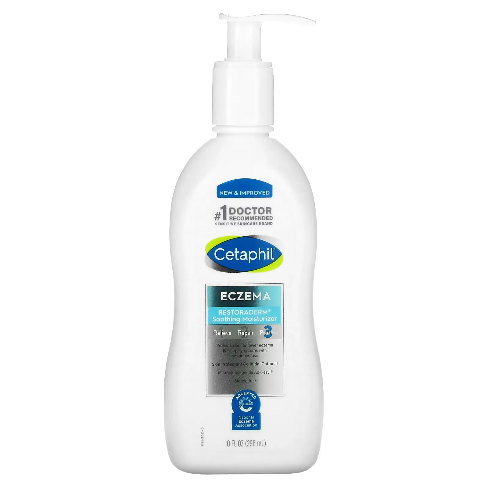 Eczema, Restoraderm Soothing Moisturizer, Fragrance Free, 10 fl oz (296 ml)