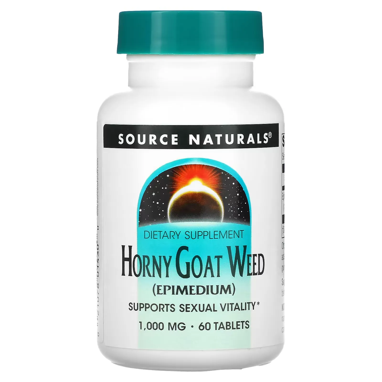 Horny Goat Weed, 1,000 mg, 60 Tablets