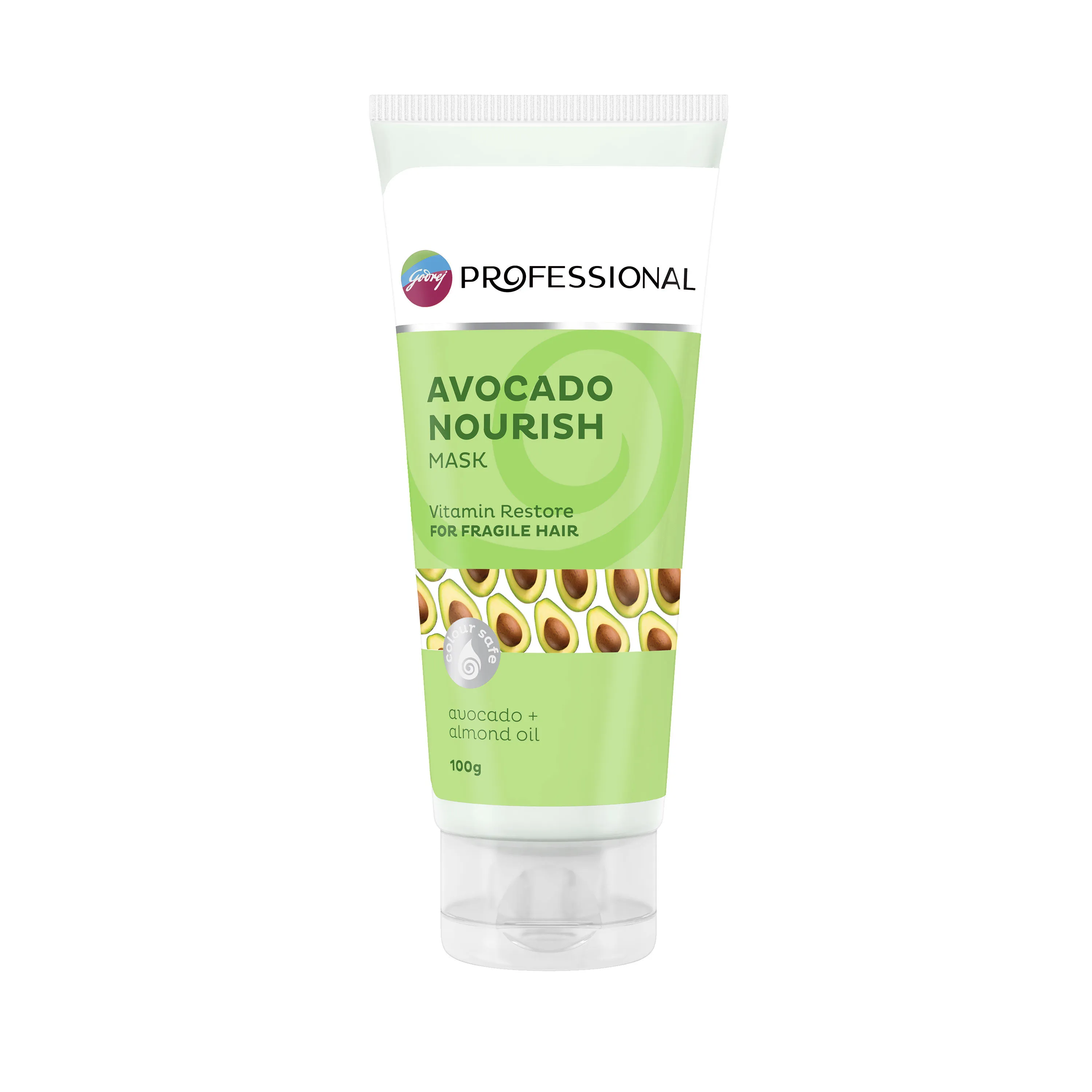 Godrej Professional Avocado Nourish Mask with Almond Oil, for Fragile Hair