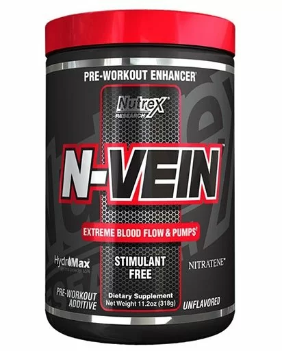 N-Vein, By Nutrex, Pre-Workout Enhancer, Unflavored, 30 Servings