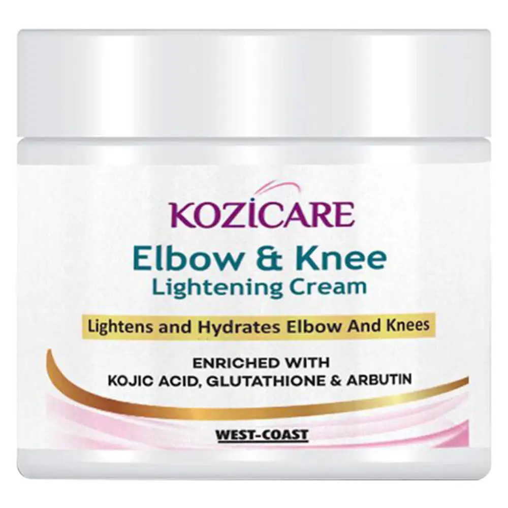 Kozicare Elbow & Knee Lightening Cream,  50 g  Lightens and Hydrates Elbow and Knee