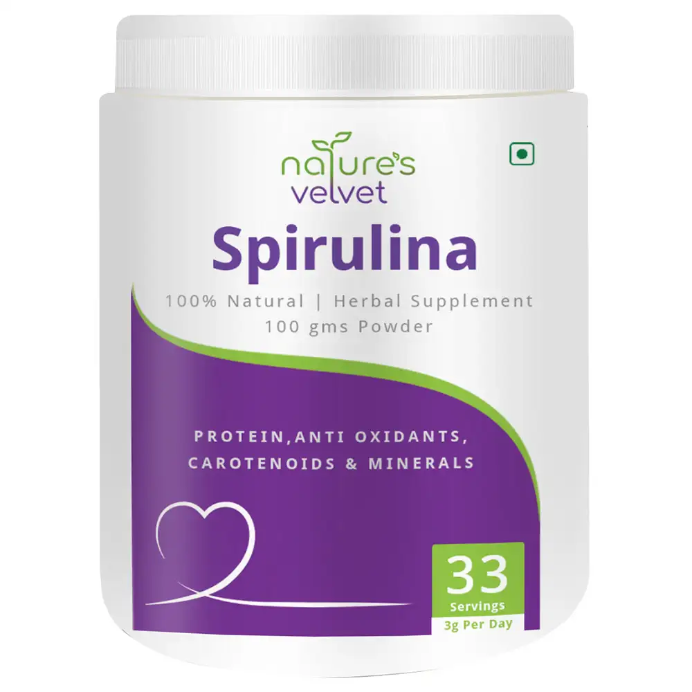 Natures Velvet Spirulina Powder,  0.100 kg