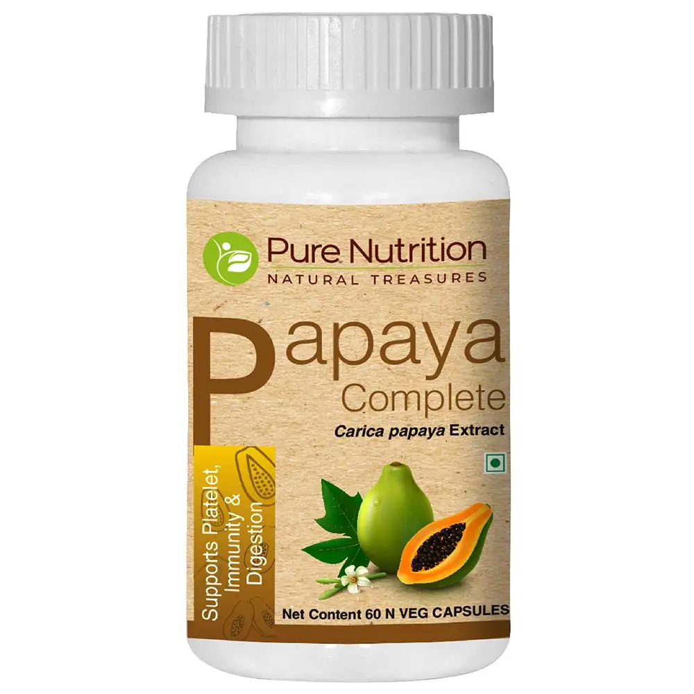 Pure Nutrition Papaya Complete,  60 capsules