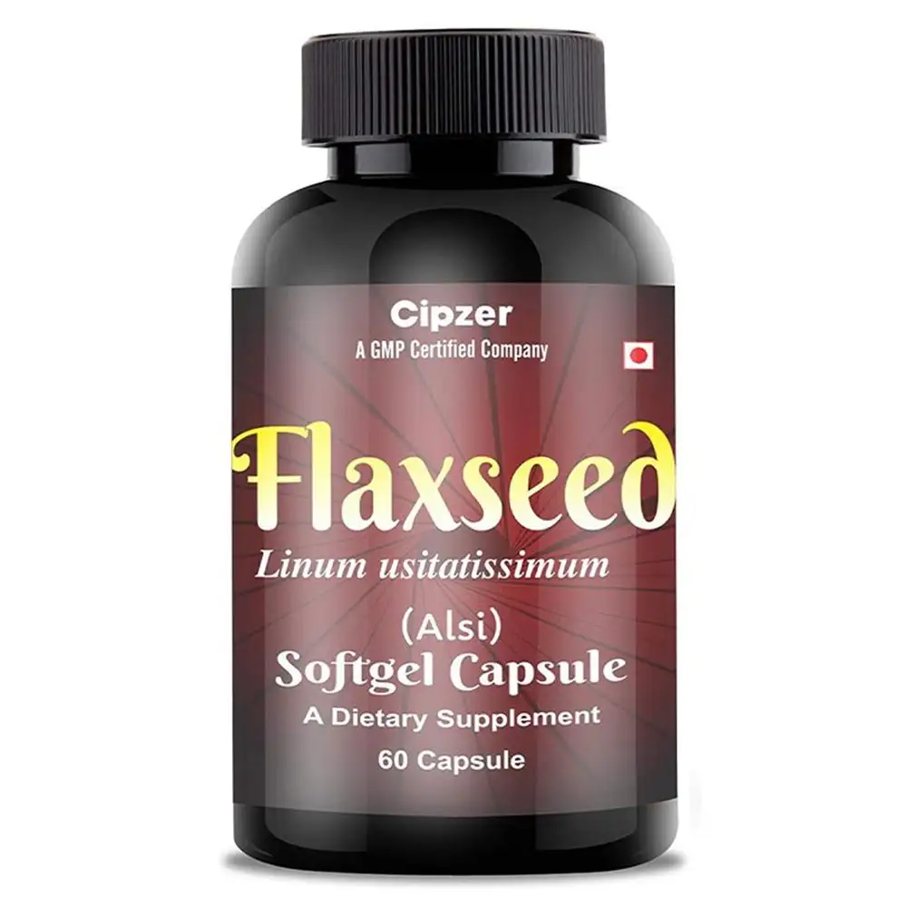 Cipzer Flaxseed,  60 capsules