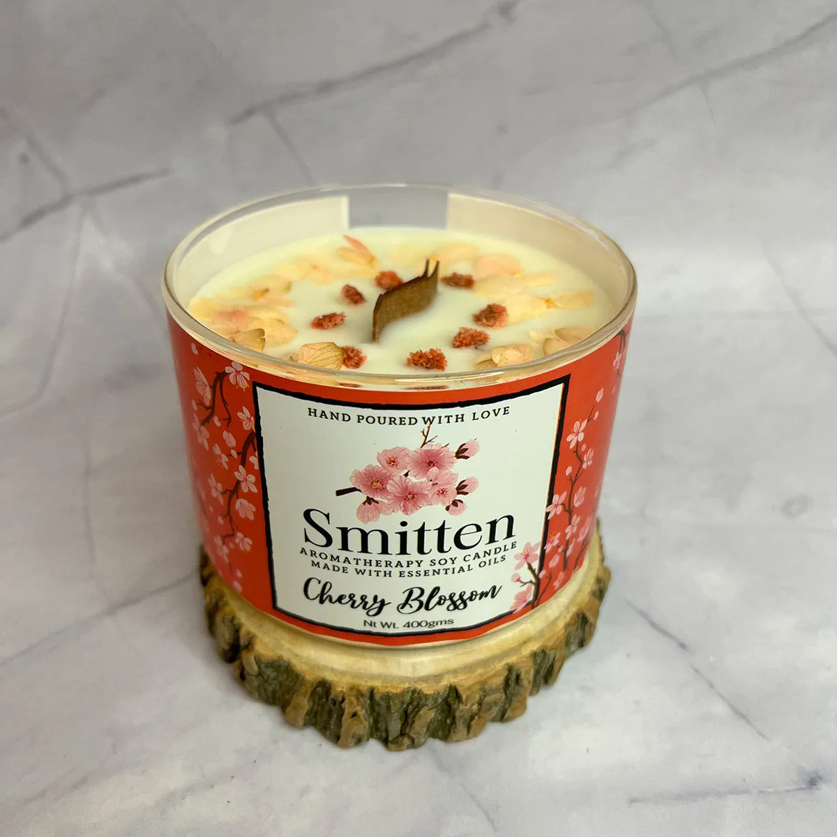 Smitten Aromatherapy Candle Cherry Blossom (400gms)