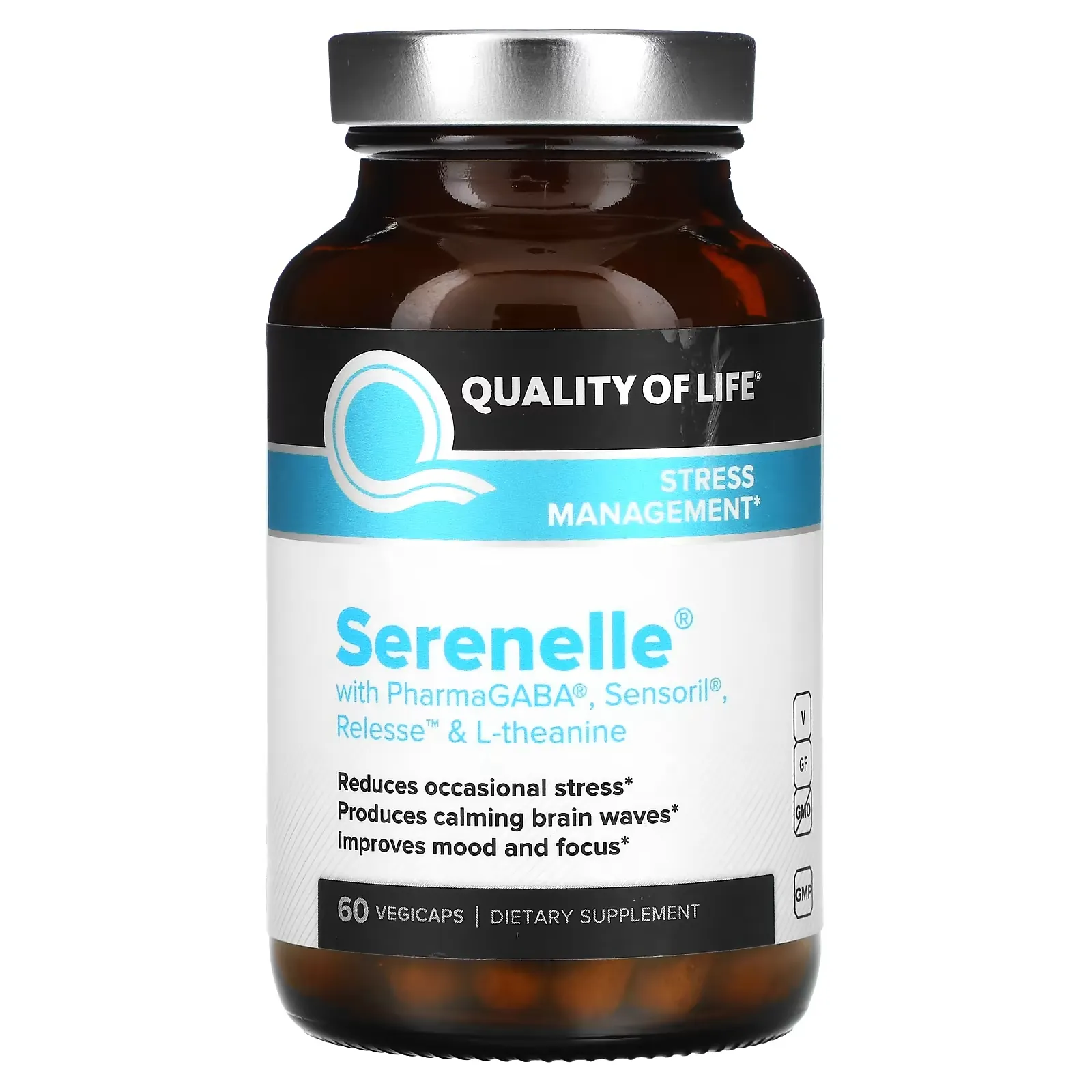 Serenelle, Stress Management, 60 VegiCaps