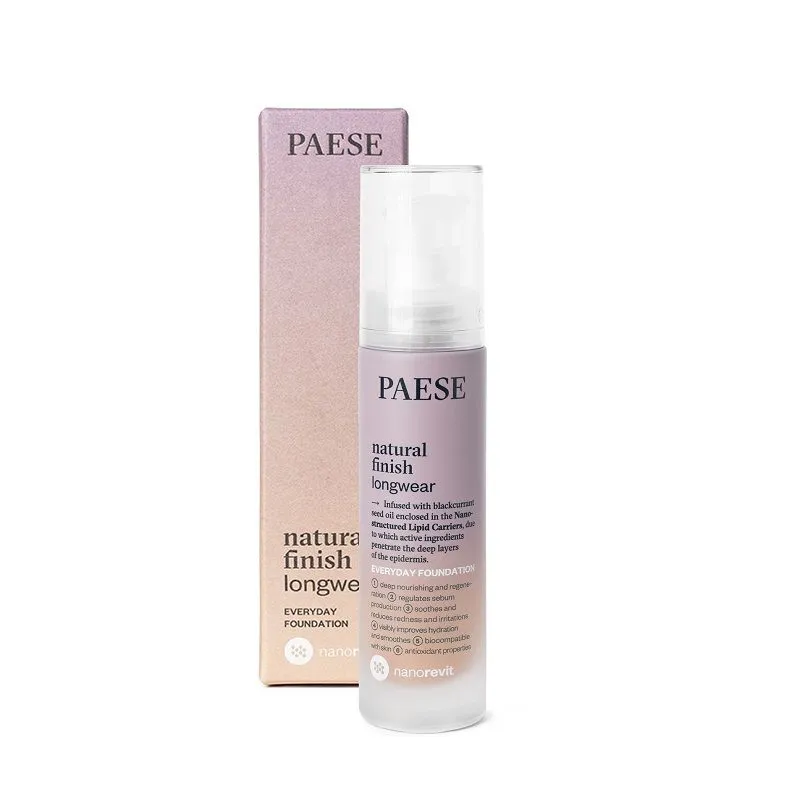 Paese Cosmetics Natural Finish Longwear Foundation - No 01 Ivory