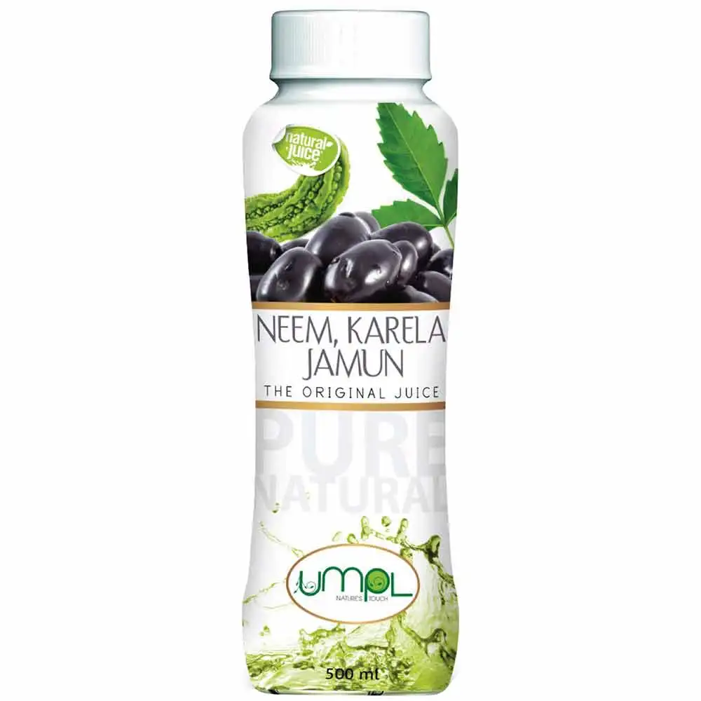 UMPL Neem Karela Jamun Juice,  Unflavoured  0.5 L