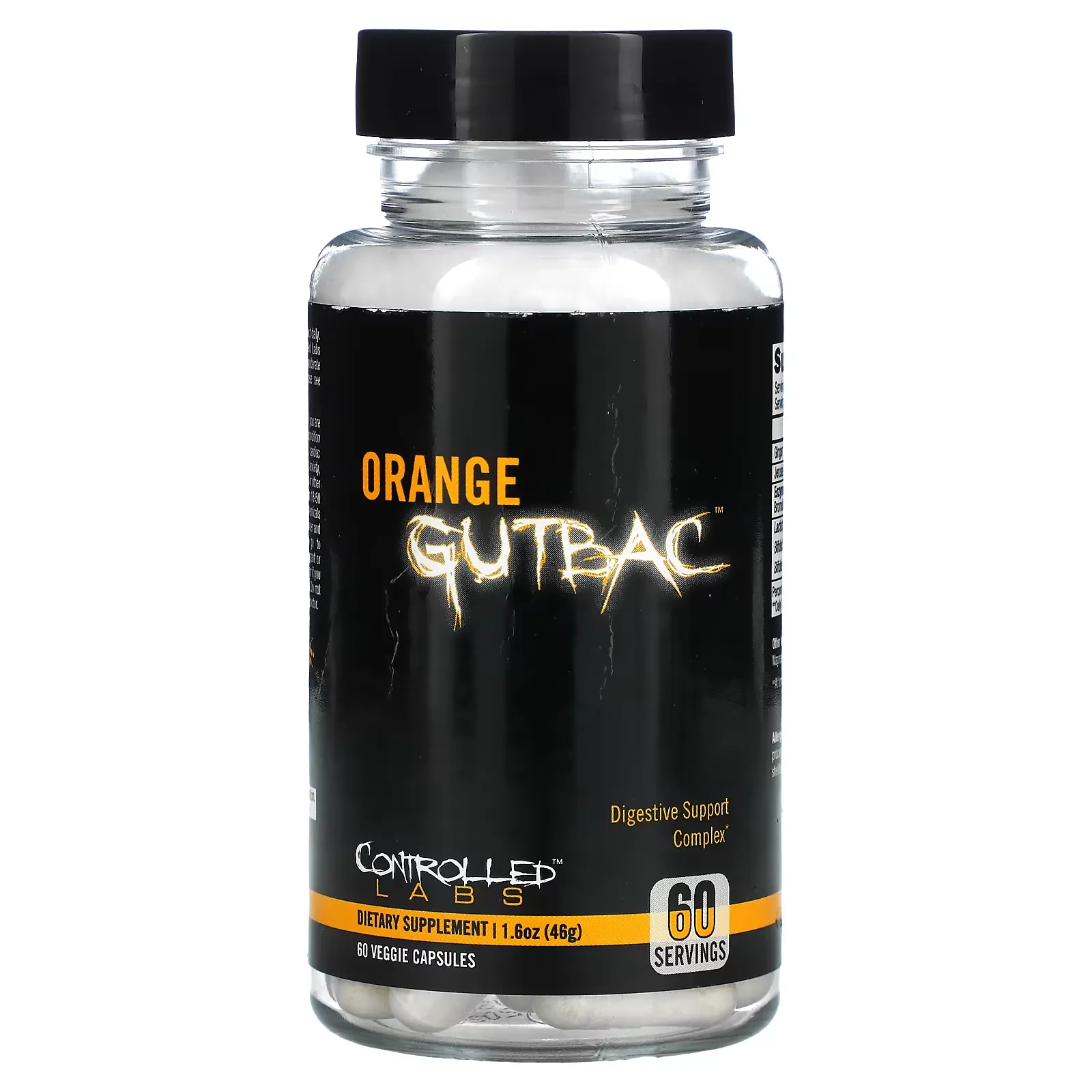 Orange GutBAC, 60 Veggie Capsules