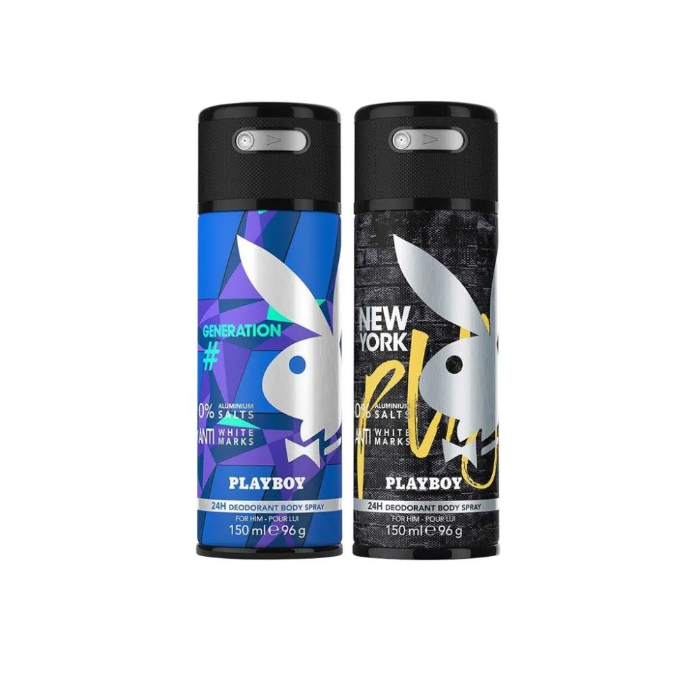 Playboy Generation Man + New York M Deo Combo Set