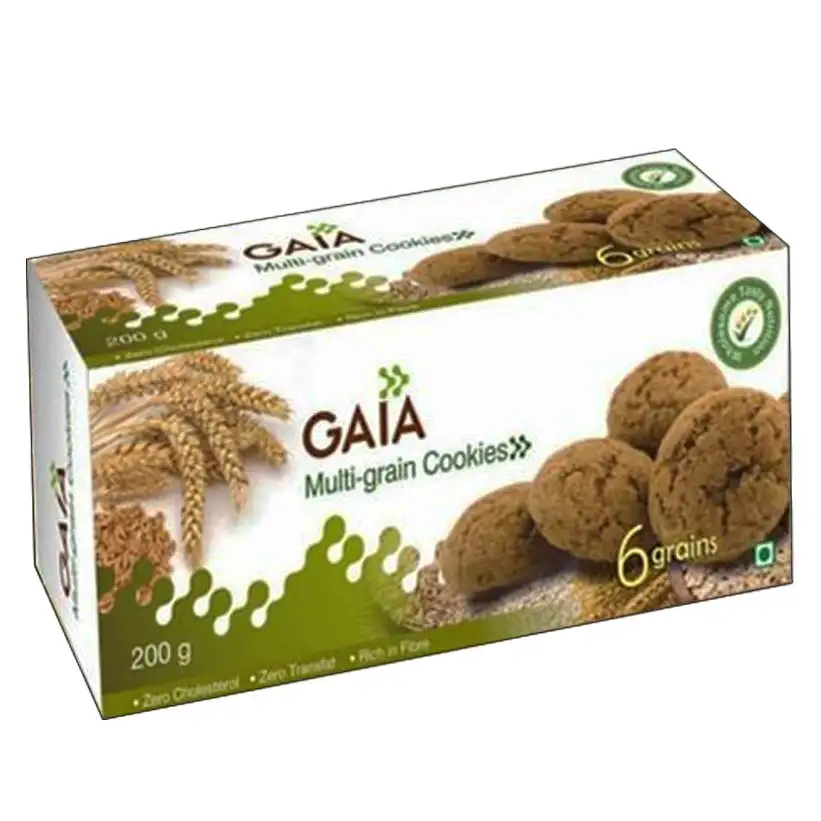 GAIA Multi-Grain Cookies,  0.2 kg  Unflavoured