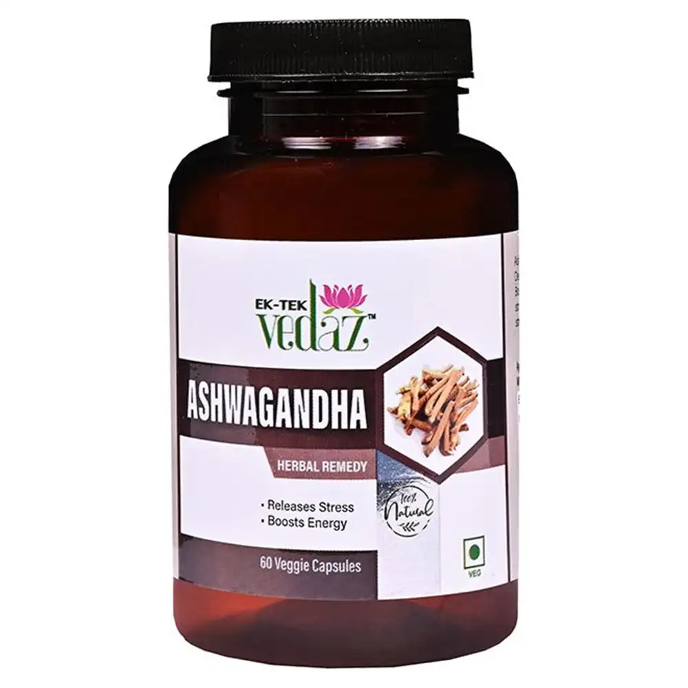 Ek-Tek Vedaz Ashwagandha,  60 veggie capsule(s)