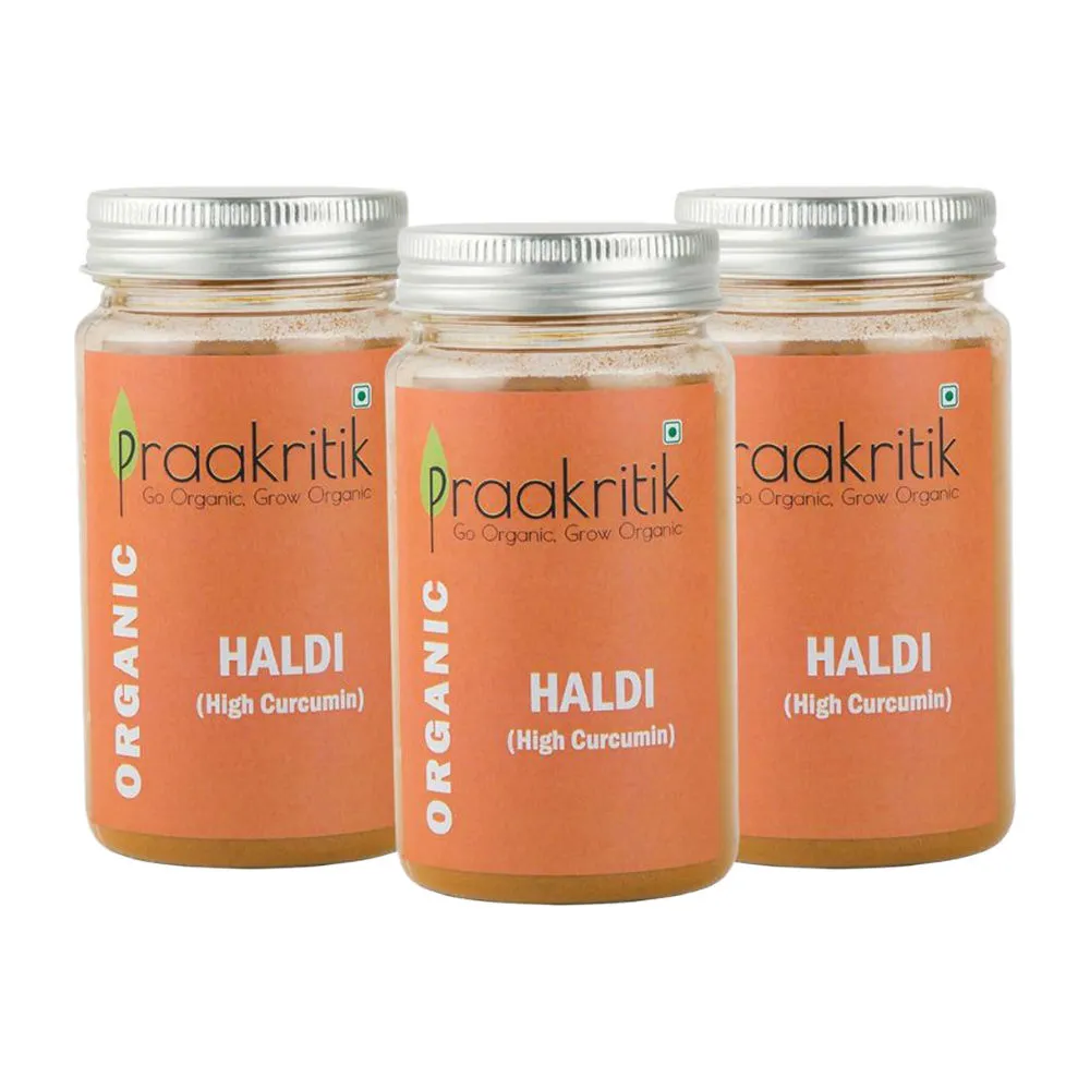 Praakritik Organic Haldi - Pack Of 3