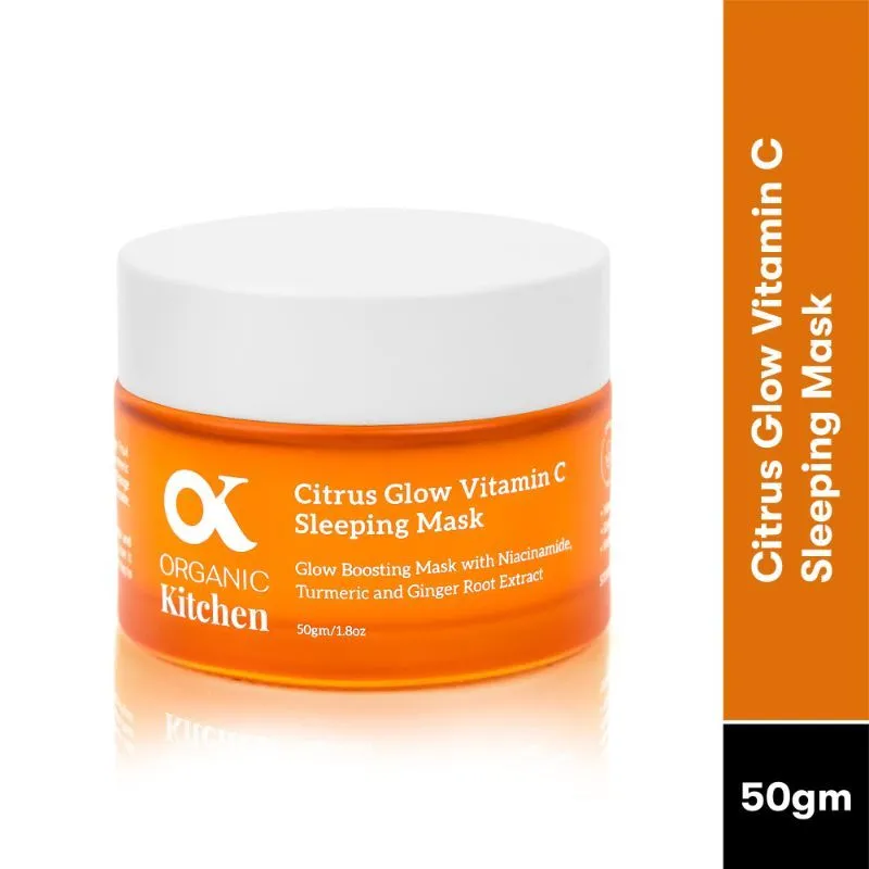 Organic Kitchen Citrus Glow Vitamin C Sleeping Mask With Niacinamide & Hyaluronic Acid