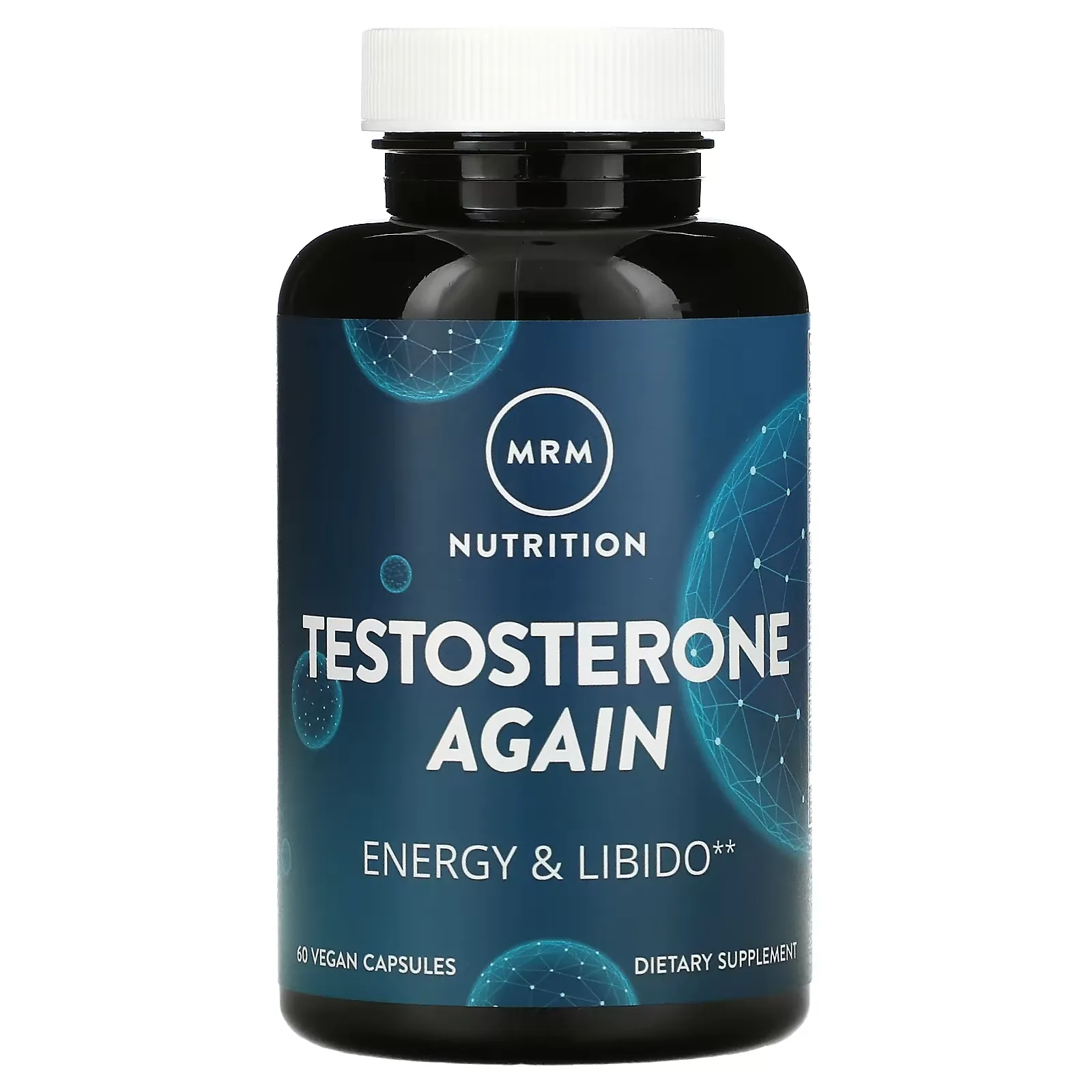 Testosterone Again, Energy & Libido, 60 Vegan Capsules