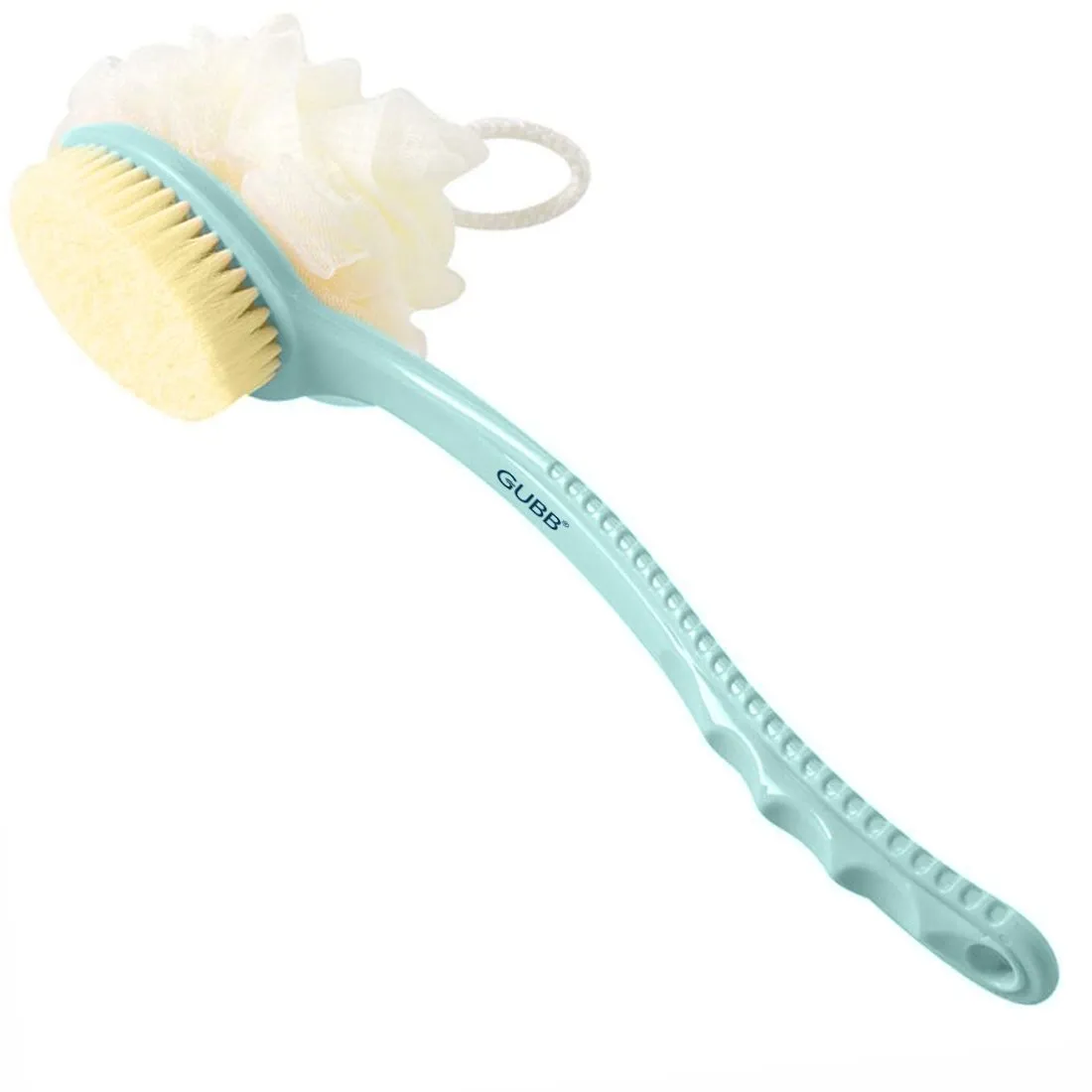 GUBB 2 In 1 Bath Brush Long Handle With Loofah