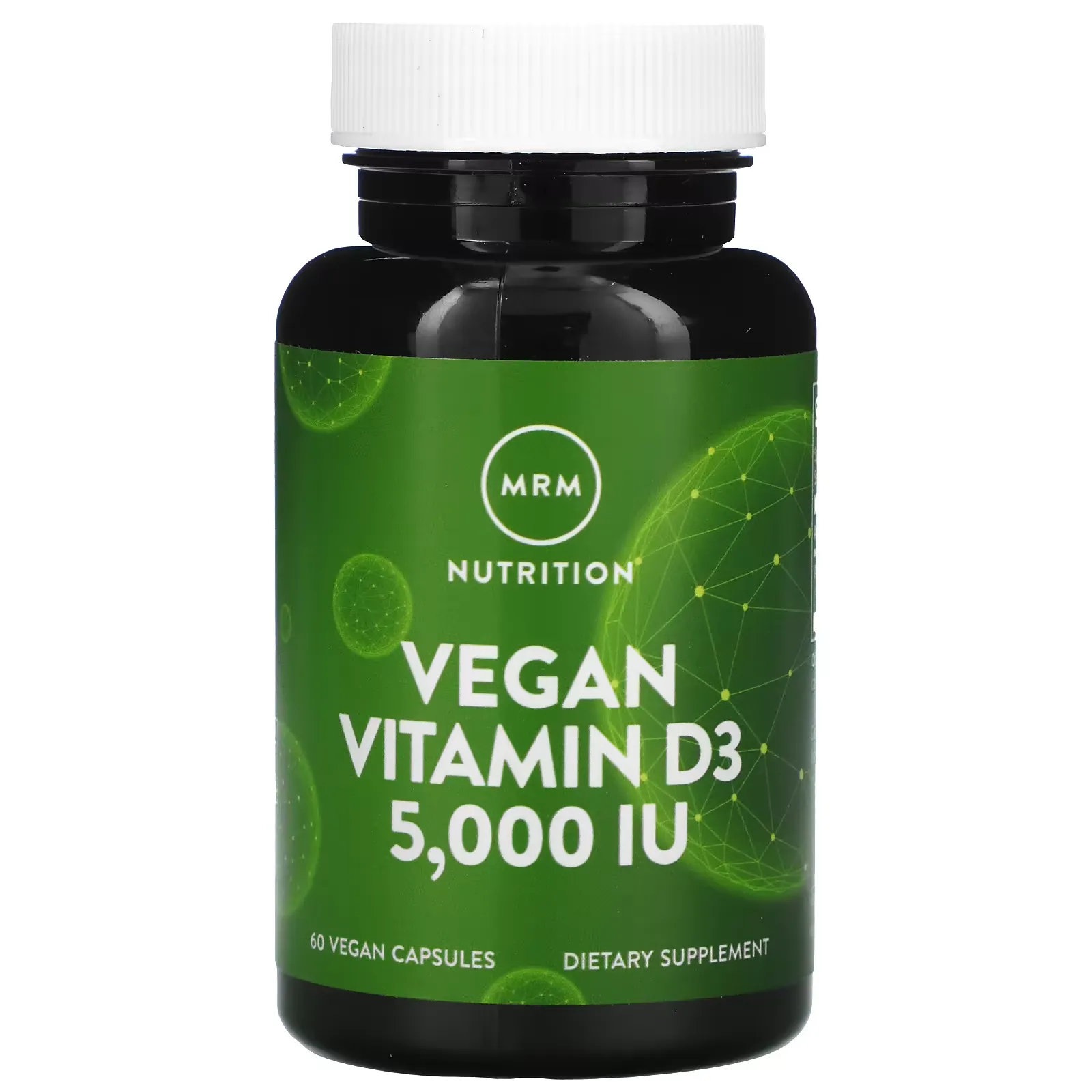 Vegan Vitamin D3, 5,000 IU, 60 Vegan Capsules