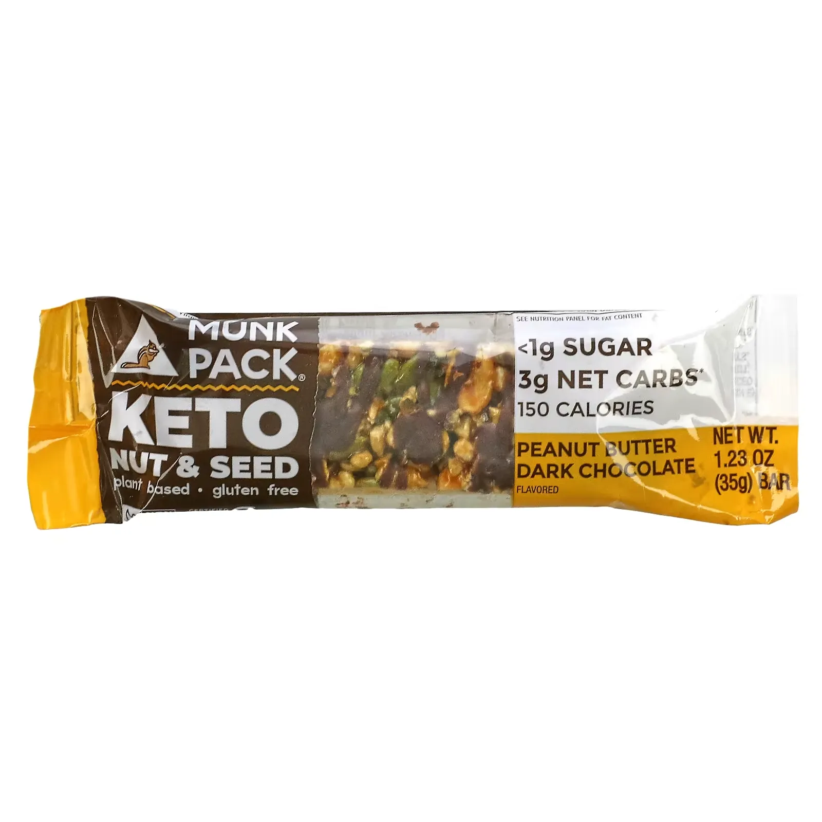 Nut & Seed Bar, Peanut Butter Dark Chocolate, 1.23 oz (35 g)