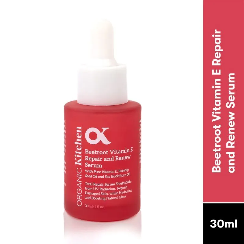 Organic Kitchen Beetroot Vitamin E Repair And Renew Serum With Sea Buckthron - Repairs & Hydrates