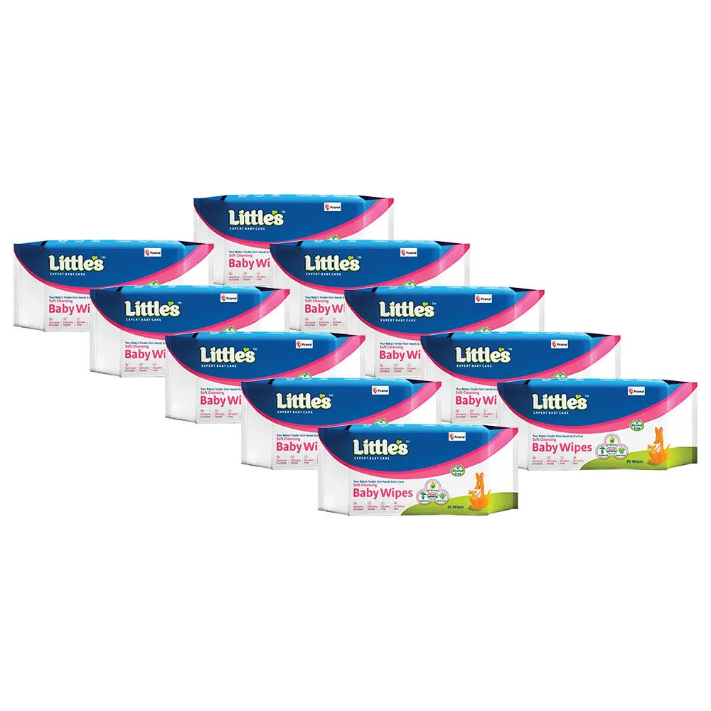 Little's Baby Wipes Combo - Pack Of 10