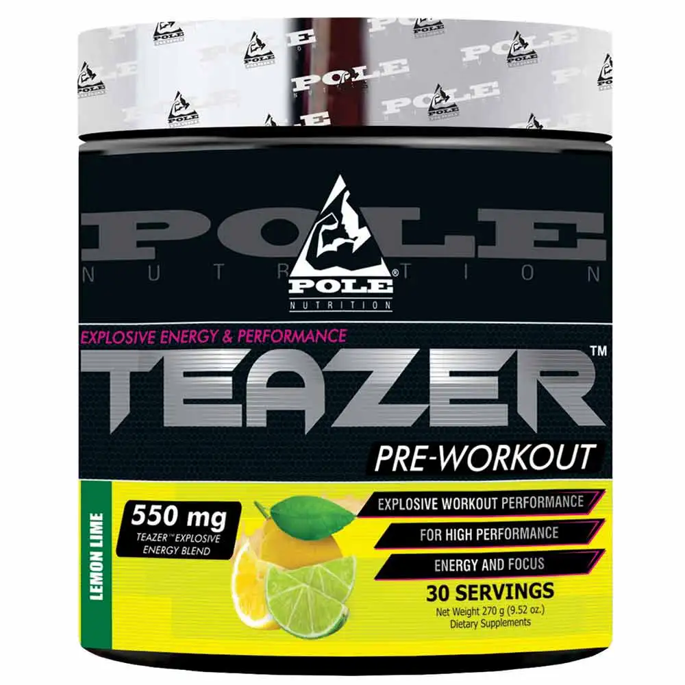 Pole Nutrition Teazer Pre Workout,  0.59 lb  Lemon Lime