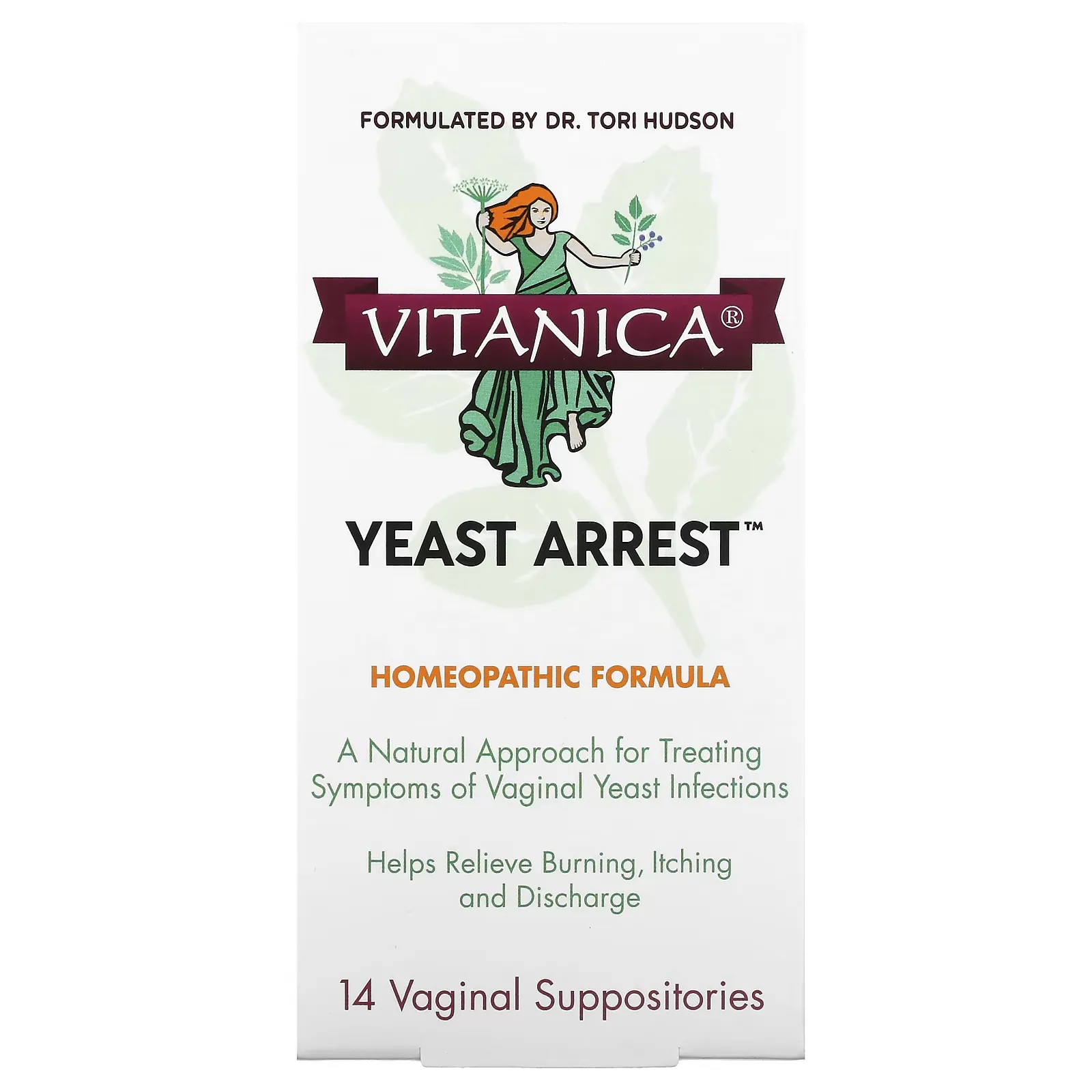 Yeast Arrest, 14 Vaginal Suppositories