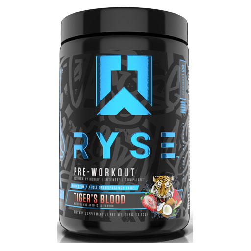 Ryse Blackout Pre Workout - Tigers Blood - 25 Servings