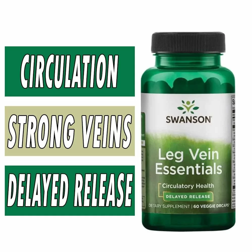 Swanson Leg Vein Essentials - 60 Veg Drcaps