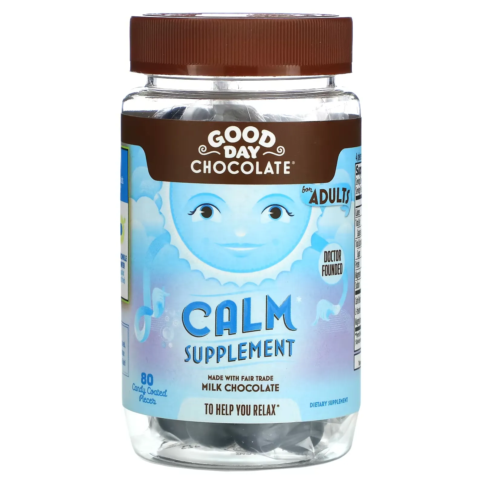 Calm Supplement, For Adults, 80 Candy Coated Pieces