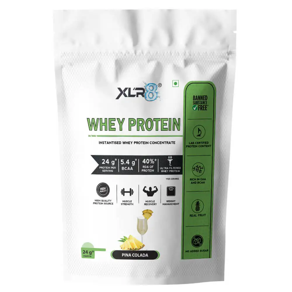 XLR8 Flavoured Whey Protein 24 g Protein,  2 lb  Pina Colada