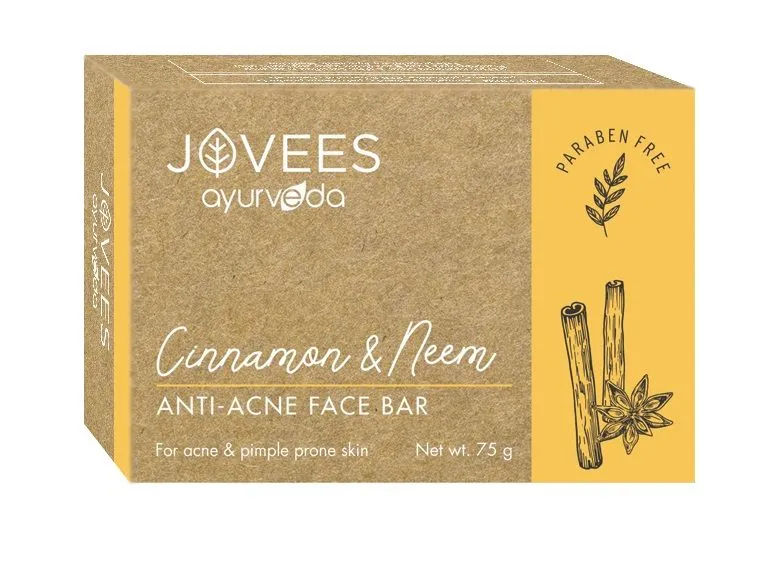 Jovees Cinnamon & Neem Anti Acne Face Bar