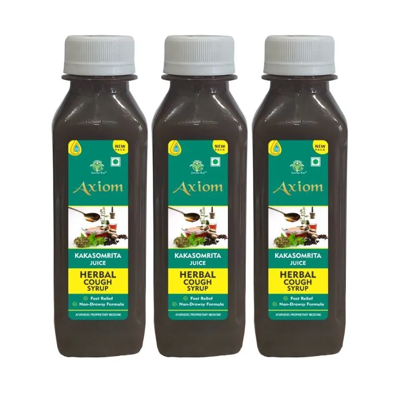 Axiom Herbal Cough Syrup - Pack of 3