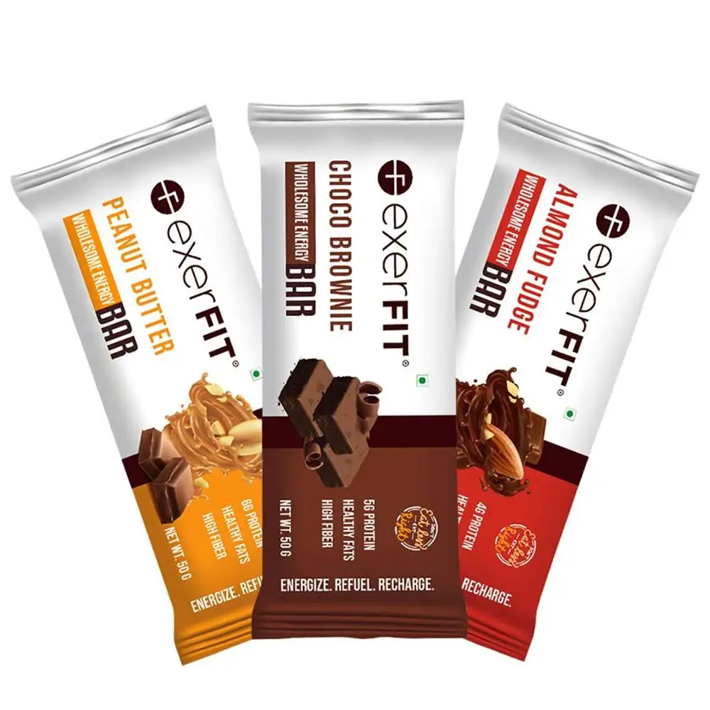 exerFIT Wholesome Energy,  12 bar(s)  Assorted