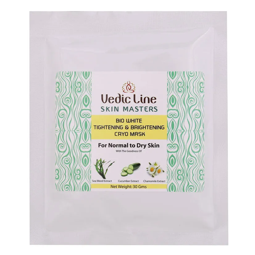 Vedic Line Bio White Tightening & Brightening Cryo Mask (For Normal To Dry Skin)