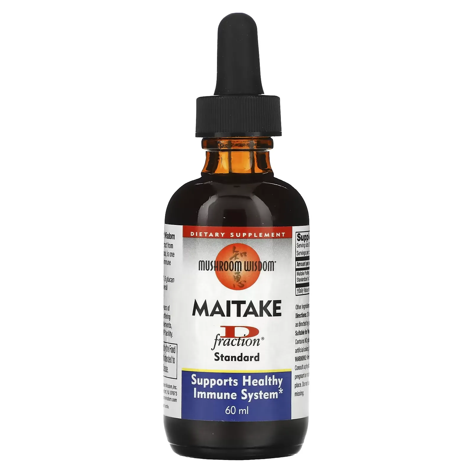 Maitake D Fraction, Standard, 60 ml