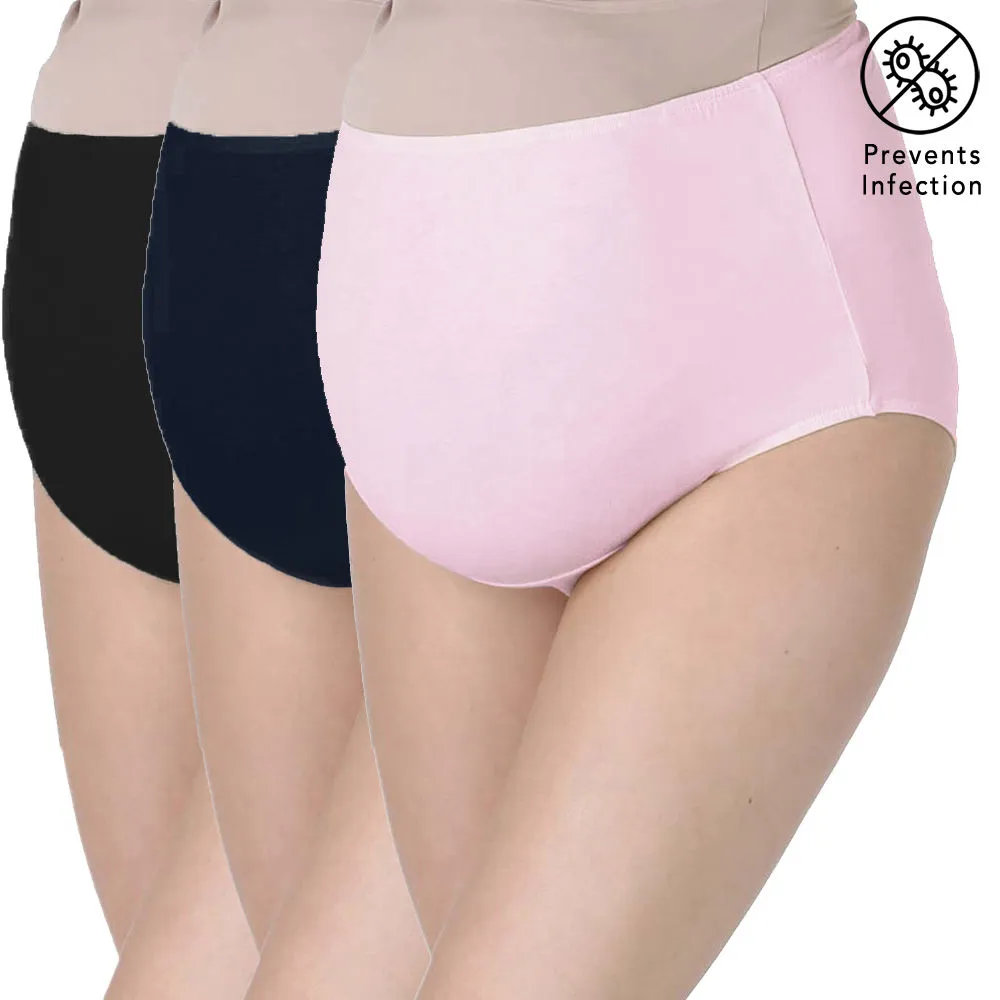 Morph Maternity Pack Of 3 Maternity Hygiene Panties - Multi-Color