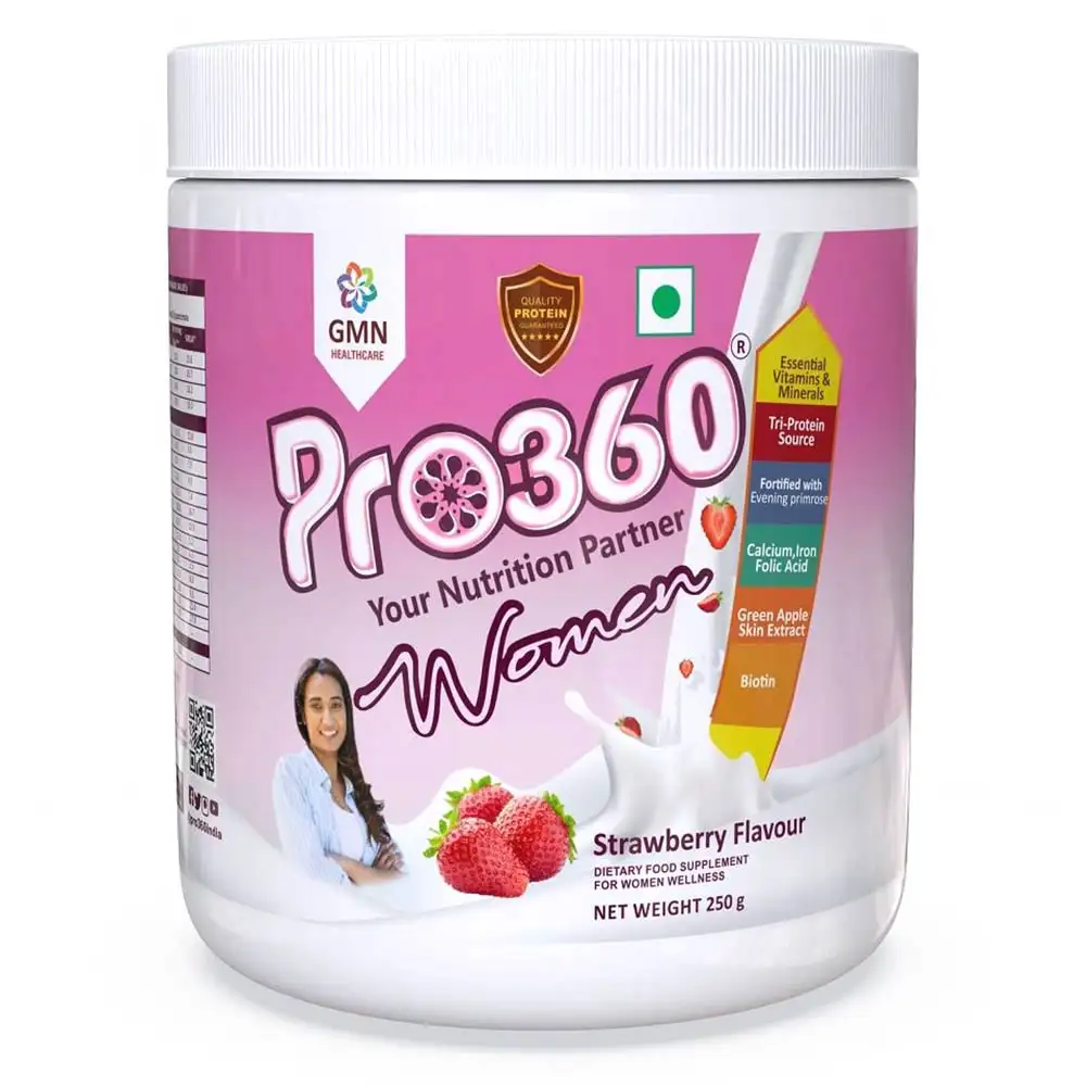 PRO360 Women Nutritional Beverage Mix,  Strawberry  0.55 lb