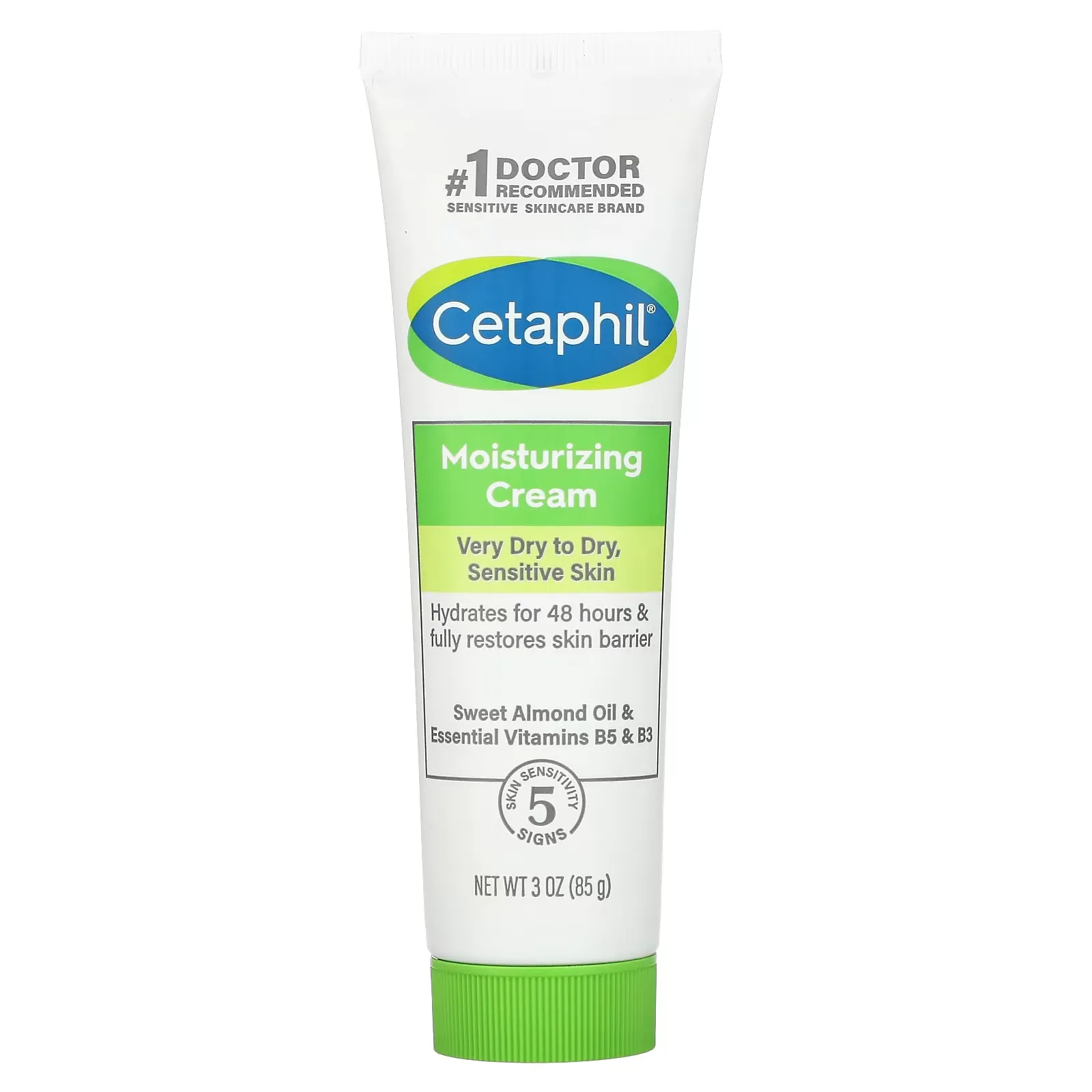 Moisturizing Cream, Fragrance Free, 3 oz (85 g)